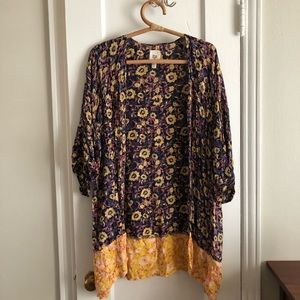 Billabong Floral Kimono Small / Medium
